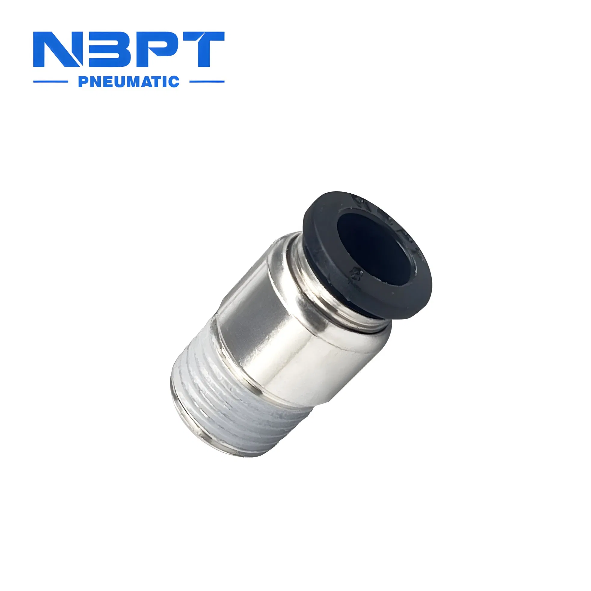 Novo acoplador rápido de ar Nbpt PC-R em latão e plástico, conexão pneumática por empurrar
