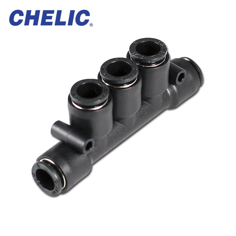Conector Rápido de Tubo Pneumático da Série CHELIC SQ para 4mm 6mm 8mm OD Tubo PU