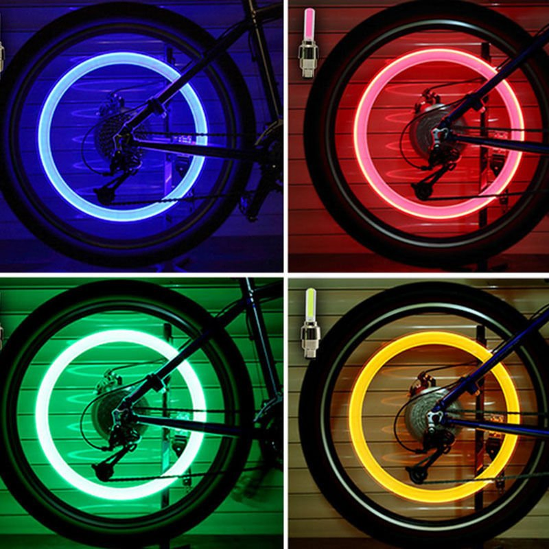 Tampas de Válvula de Pneu Coloridas de Plástico ABS LED Atacadistas para Carro, Bicicleta, Motocicleta