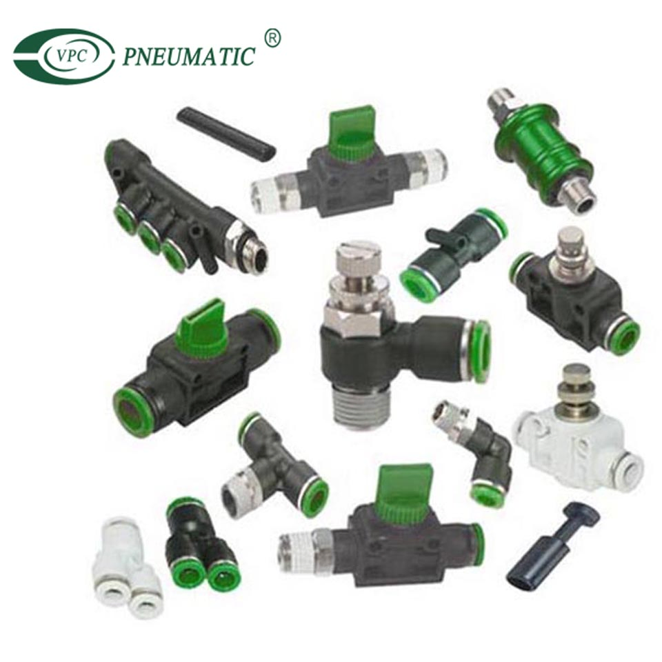 Venda Quente Barata Série Vpc 4mm 8mm 12mm Conexões Pneumáticas Rápidas Retas Masculinas