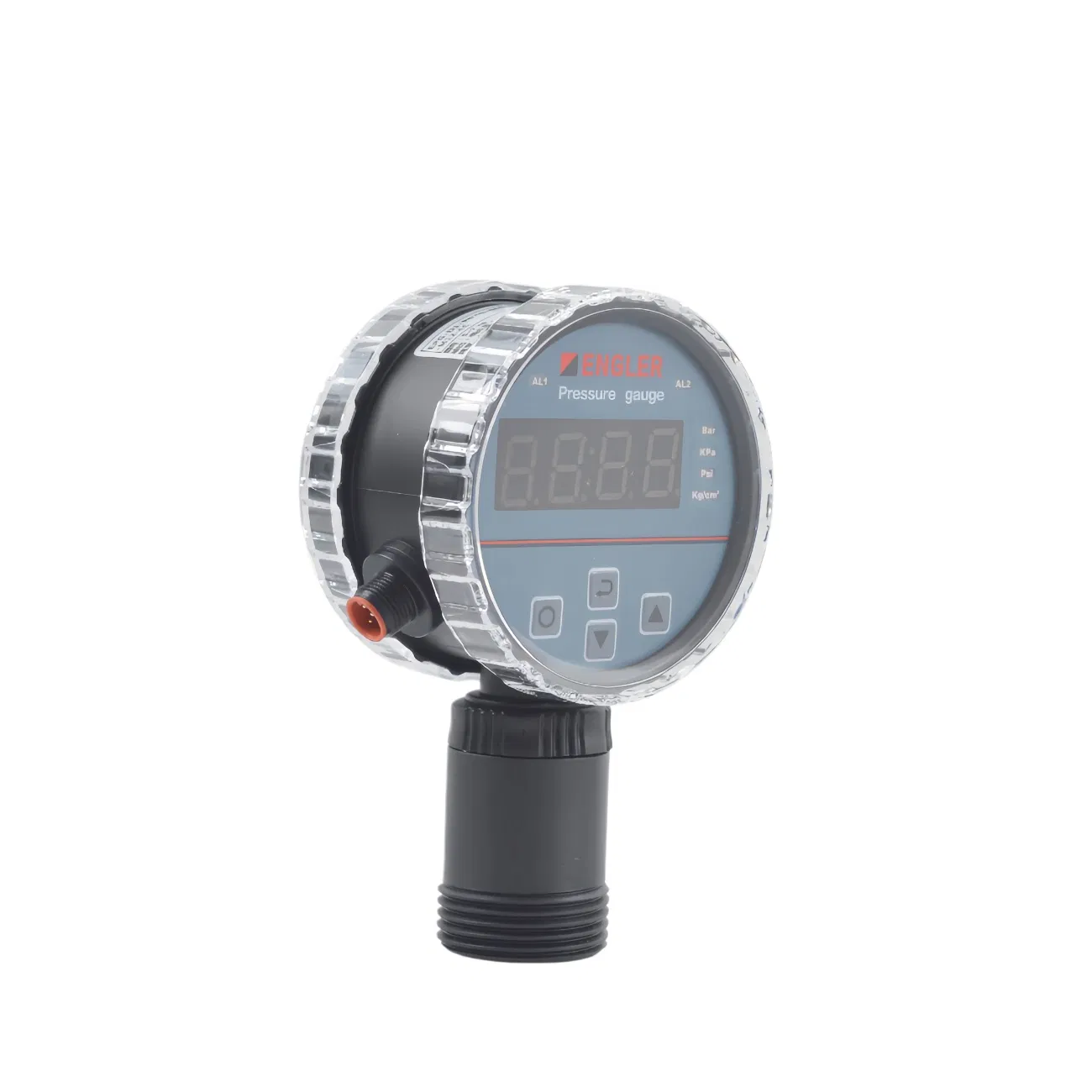 Material PVDF Óptimo IP65 Manômetro Digital para Sistemas Industriais