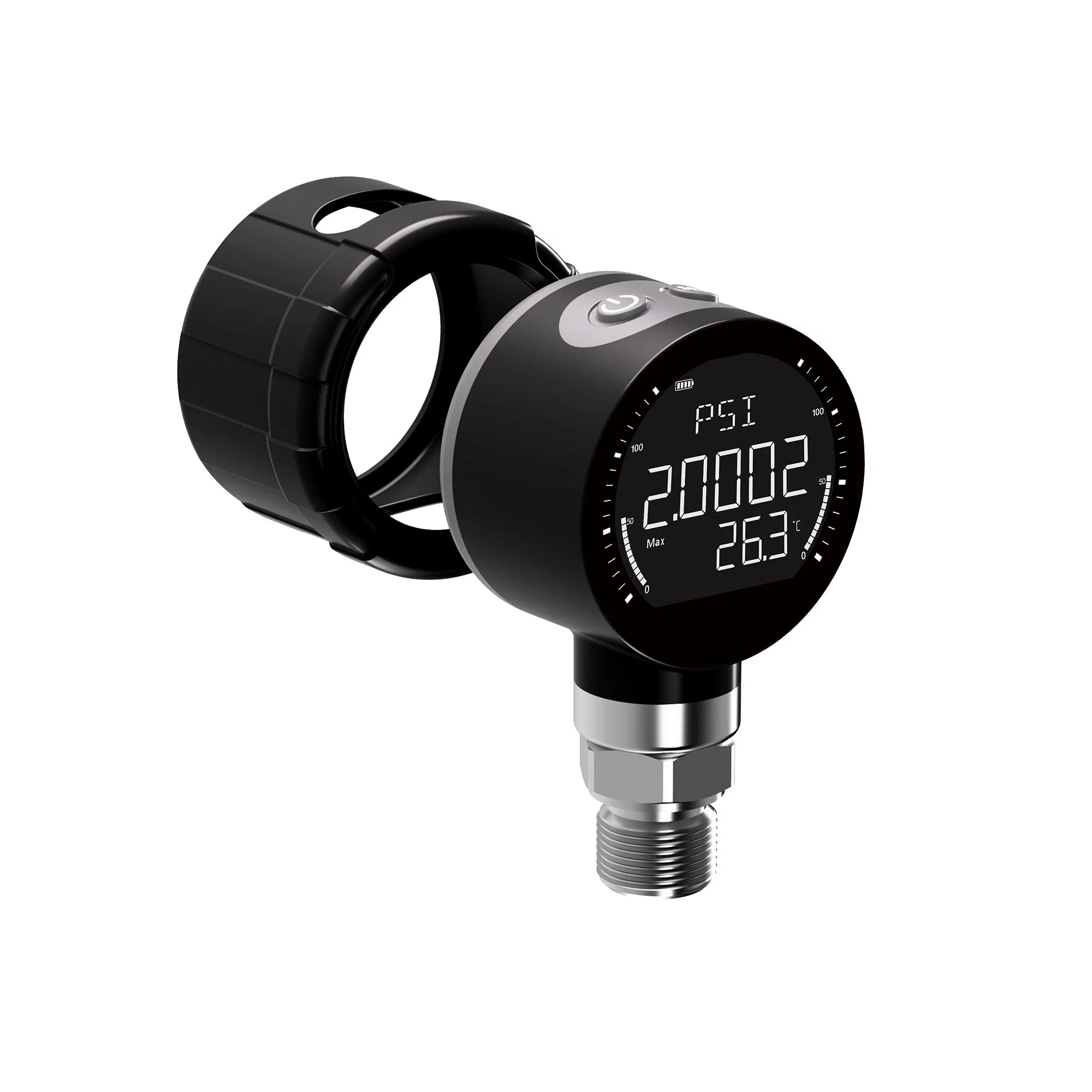 Manômetro Digital de Pressão com Registro de Dados de Grande Armazenamento IP67 5-Digit Tela LCD 1m Alta Precisão Recarregável MD-S261 com Certificação ATEX
