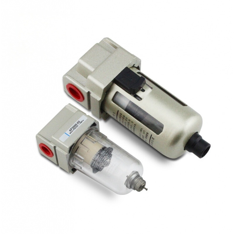 Unidade de Filtro Regulador Lubrificador de Ar com Bom Interruptor de Pressão Digital para Lubrificação Automática