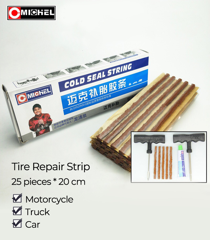 Kit de Selagem para Reparo de Pneus Tubeless Vulcanizados