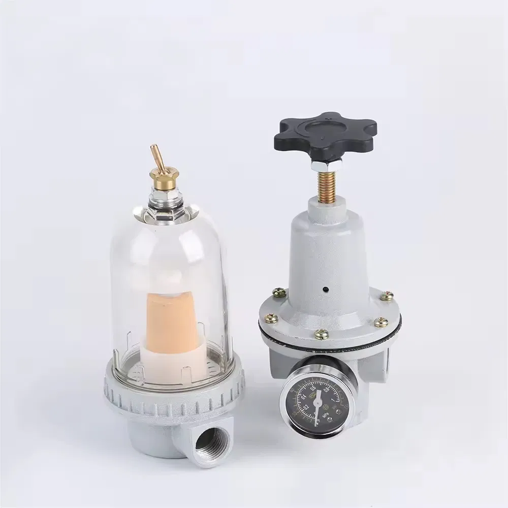 Unidade de Filtro Regulador Lubrificador de Ar com Bom Interruptor de Pressão Digital para Lubrificação Automática