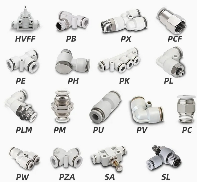 Peças Pneumáticas Conexão Pneumática Mangueira de Ar Conectores Rápidos Pneumáticos Peças de Conexão de Mangueira Ast Conectar Conexões Pneumáticas Pmf Conectar Pneumática