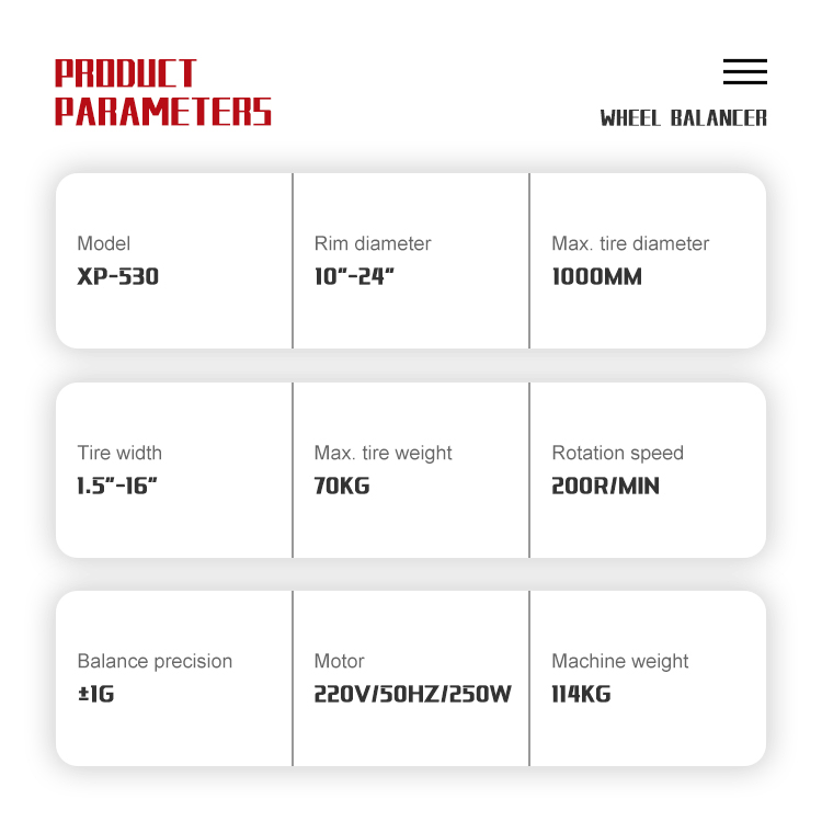 Máquina de Balanceamento de Pneus Xpromise Balanceador de Rodas