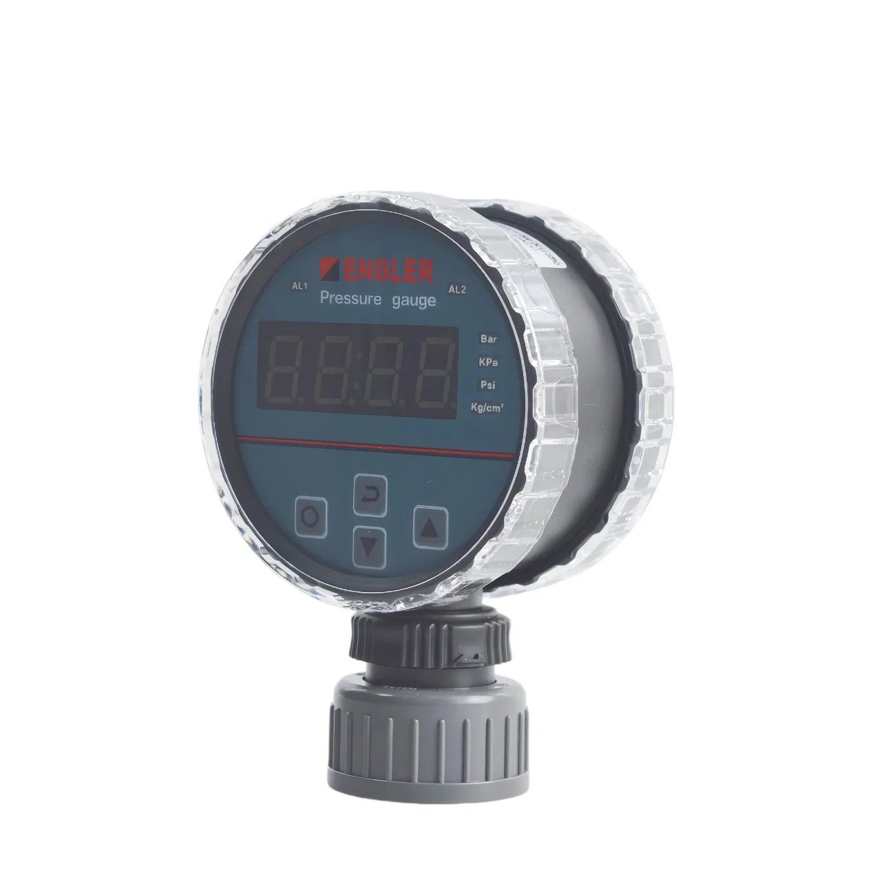 Material PVDF Óptimo IP65 Manômetro Digital para Sistemas Industriais