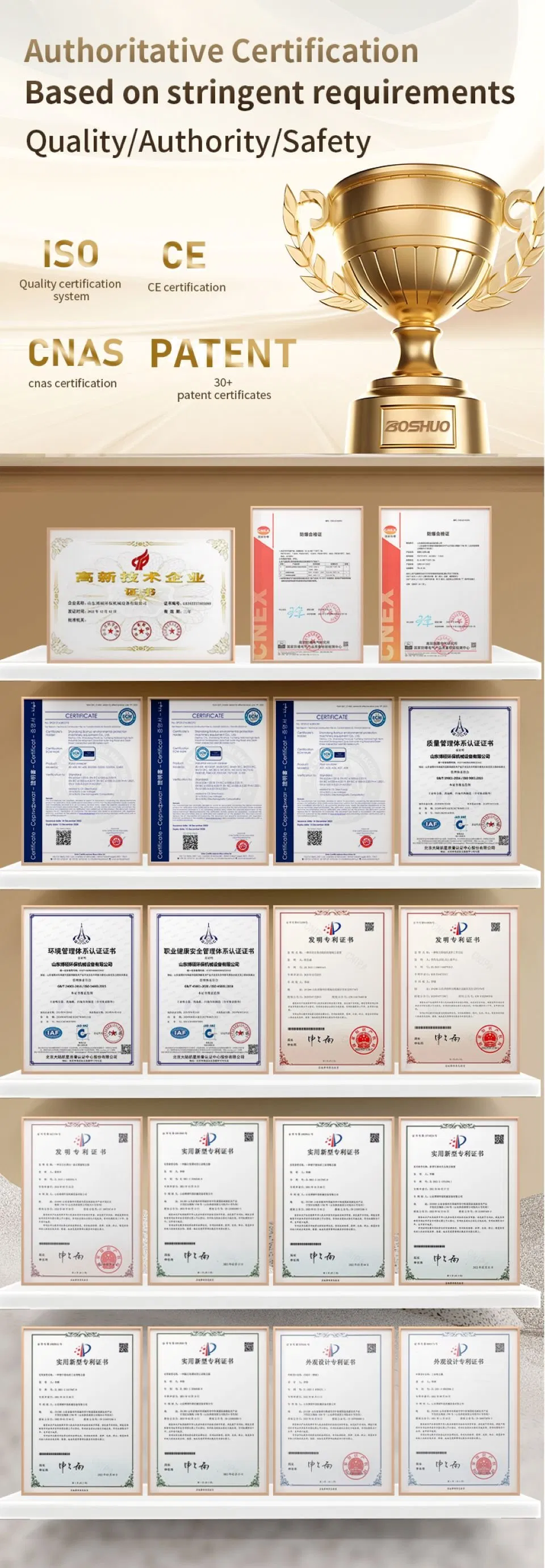 Certificados de Qualidade CE