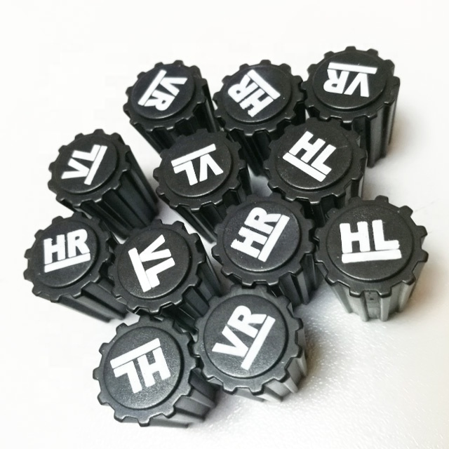 8PC Tampas de Válvula de Pneus de Plástico Preto para Carros, Motocicletas, Bicicletas, Veículos Elétricos, Todos os Válvulas Gerais Americanas