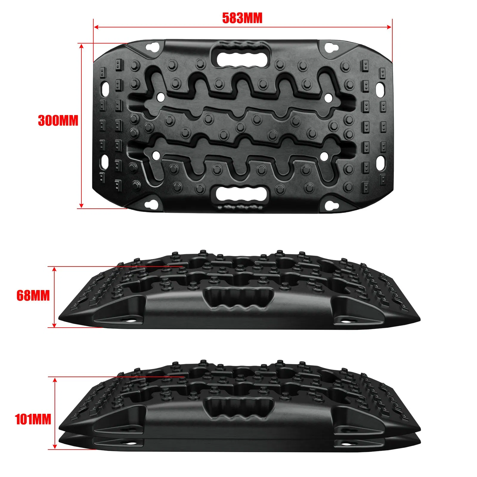 Placas de Tração para Carro Auv em Areia/Lama/Neve para Emergência Off-Road