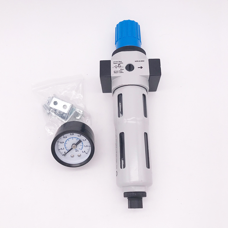 Filtro de Ar Pneumático Regulador de Pressão Tipo MIDI com Manômetro G1/8 G1/2 G1/4 G3/4 G3/8 G1