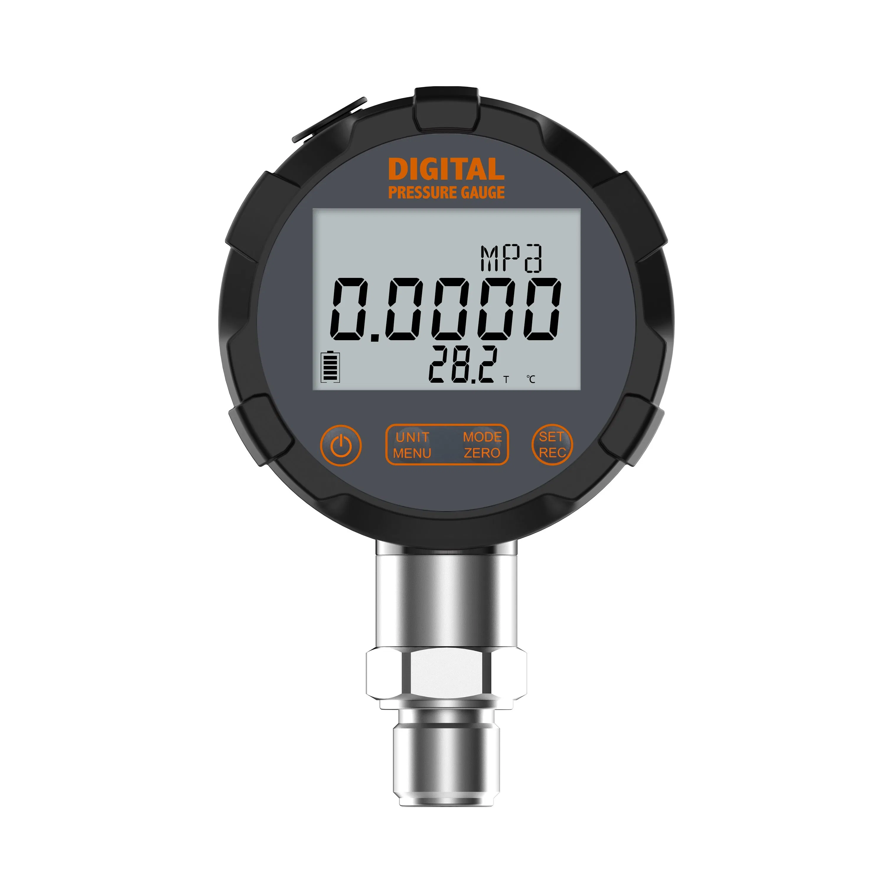 0.05%Fs MD-S211 Medidor de Pressão Digital de Alta Precisão com Registro de Dados de Água 3D Modelo Certificação ATEX