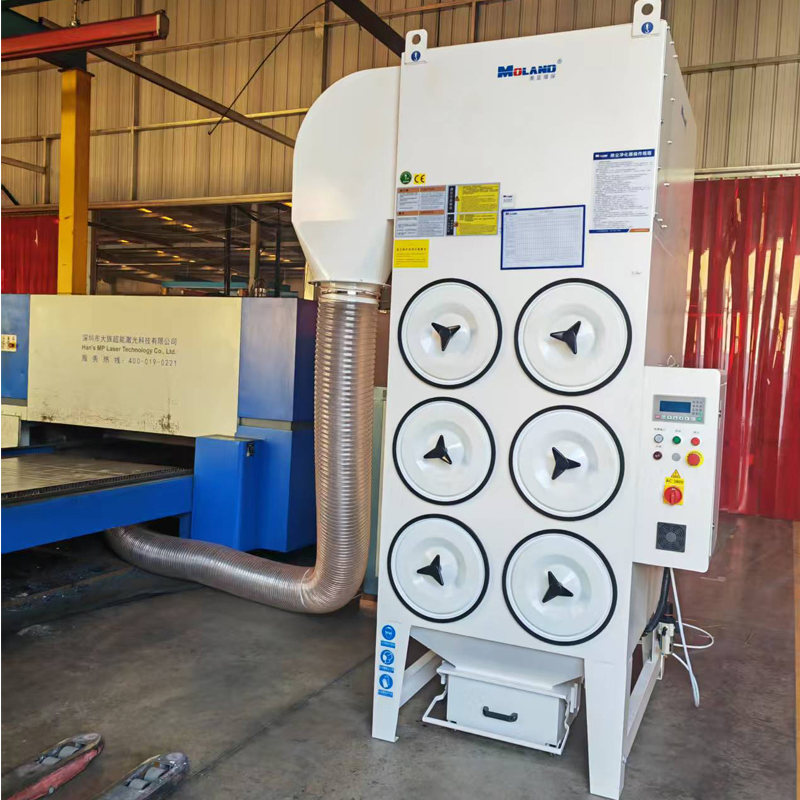 15kw Extrator de Fumaça de Soldagem com Limpeza Totalmente Automática