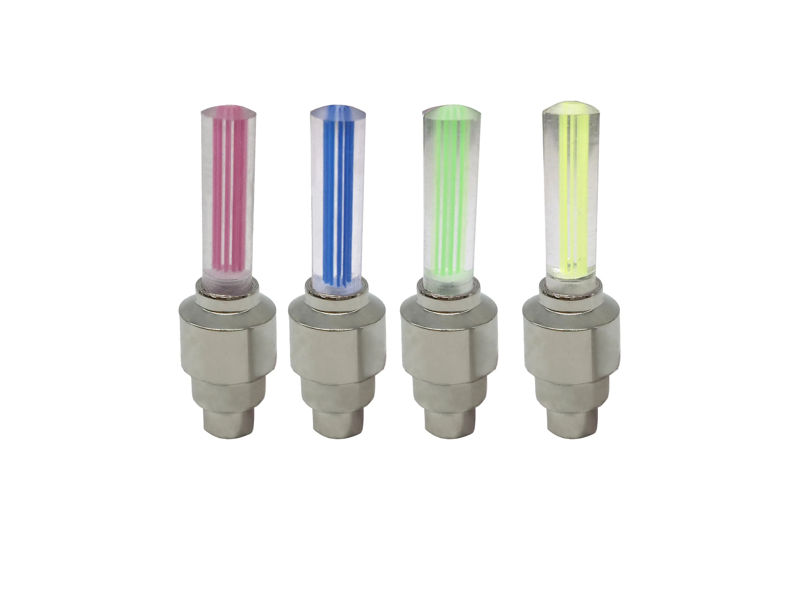 Tampas de Válvula de Pneu Coloridas de Plástico ABS LED Atacadistas para Carro, Bicicleta, Motocicleta