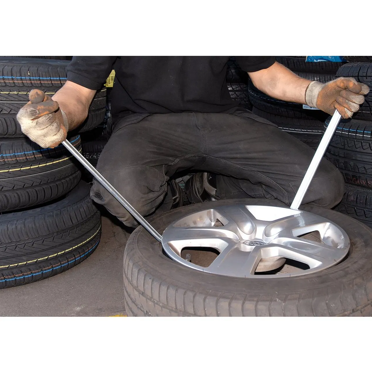 Ferramenta de Remoção de Pneus de Caminhão Alavanca de Pneus Alavanca de Crowbar Colheres Ferramenta de Levantamento de Bead 2PCS