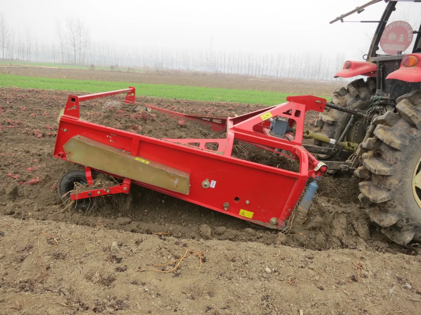 Equipamento agrícola para tratores, pneus de flutuação larga para uso agrícola, peças agrícolas a preço de atacado, colhedora de batata-doce