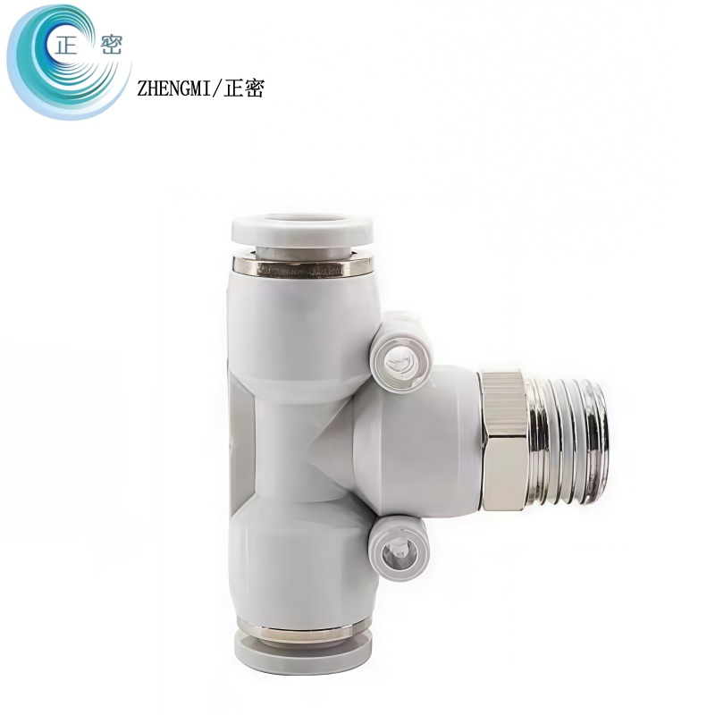 Pb 3 Forma de Joelho em T Tipo Reto Conector de Mangueira Pneumática