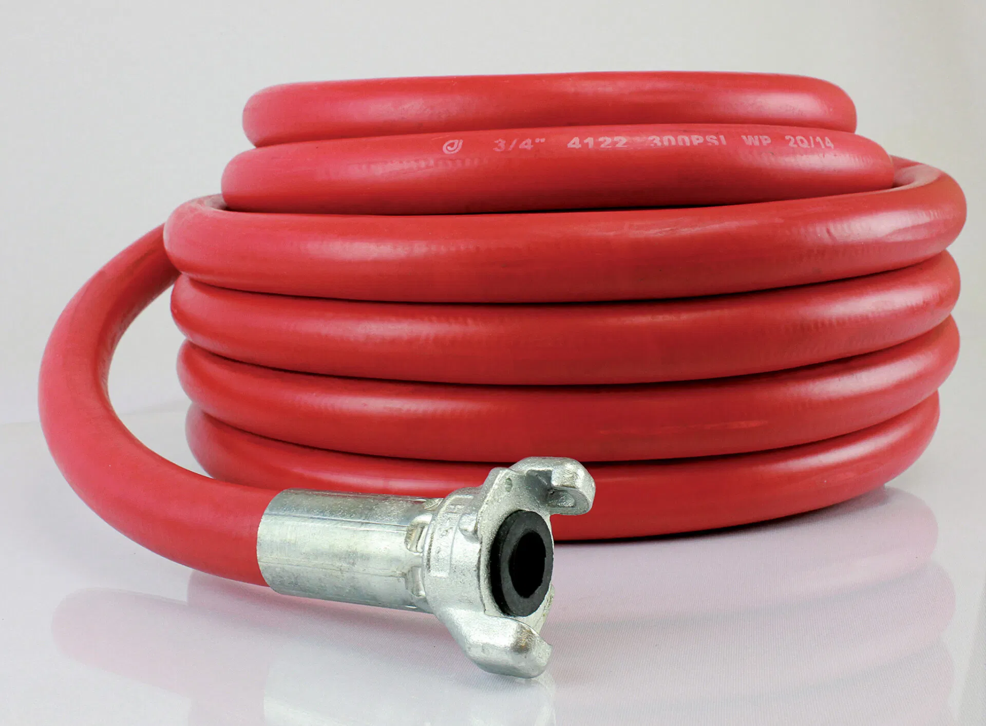 Mangueira de Ar de Borracha Reforçada com Fibra Trançada para Martelo Pneumático 300 Psi para Compressor