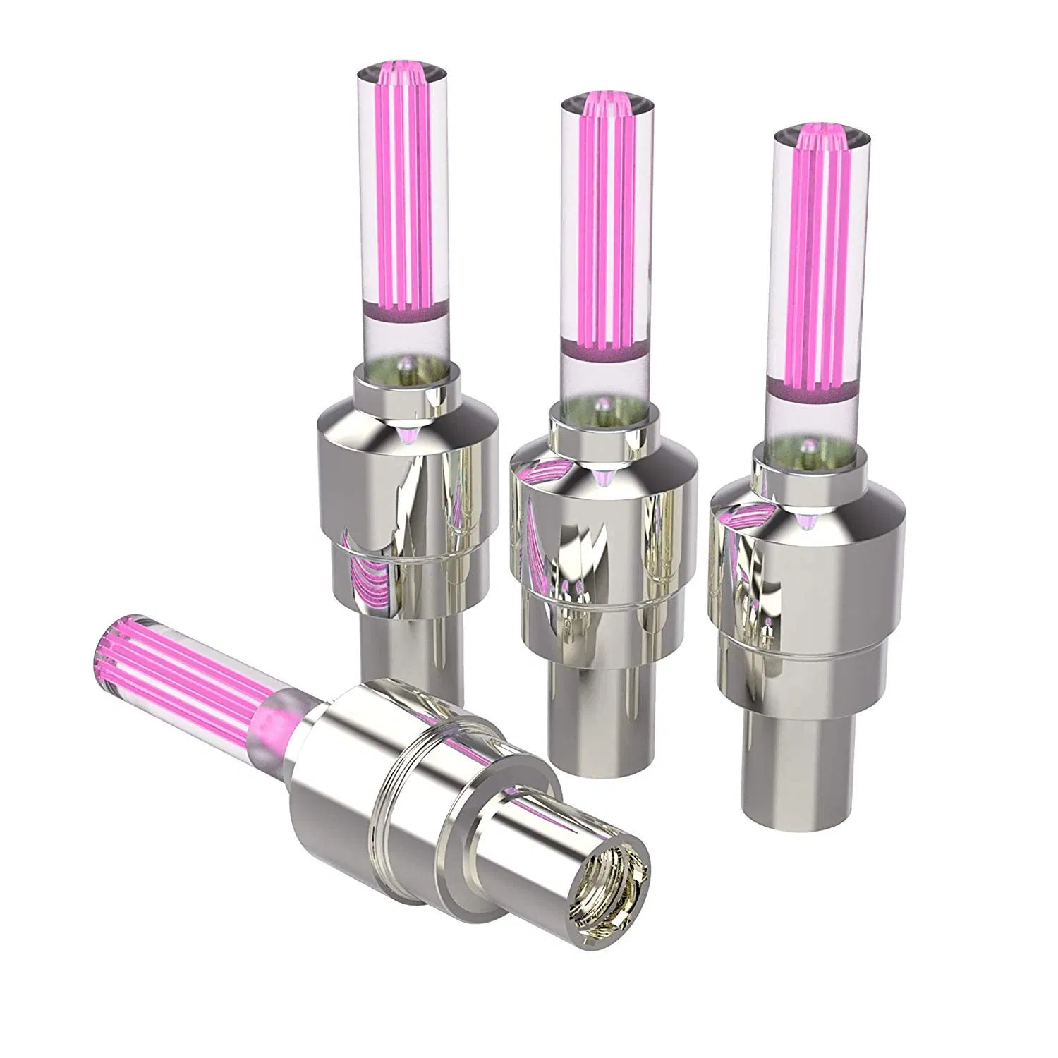 Tampas de Válvula de Pneu Coloridas de Plástico ABS LED Atacadistas para Carro, Bicicleta, Motocicleta