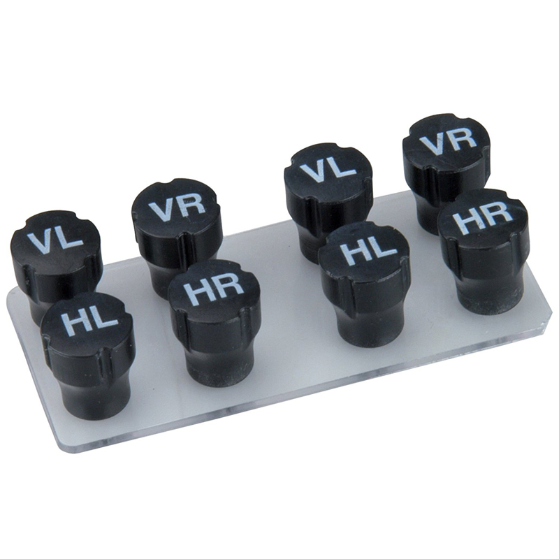 8PC Tampas de Válvula de Pneus de Plástico Preto para Carros, Motocicletas, Bicicletas, Veículos Elétricos, Todos os Válvulas Gerais Americanas