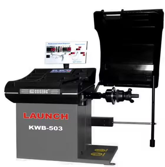Lançar Kwb503 Balanceador de Rodas com Tela Sensível ao Toque Máquina de Balanceamento de Pneus de Carro Kwb-503