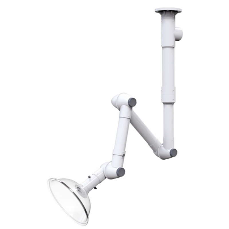 Ajustável 360&deg; PARA Laboratório Campana Extractora Giratória &amp; Extrator De Fumos Universal