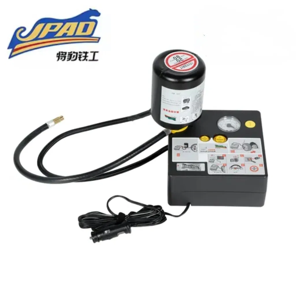 Kit de Reparação de Pneus com Compressor de Ar Portátil para Emergências, Selante de Pneus, Reparo Rápido de Furos