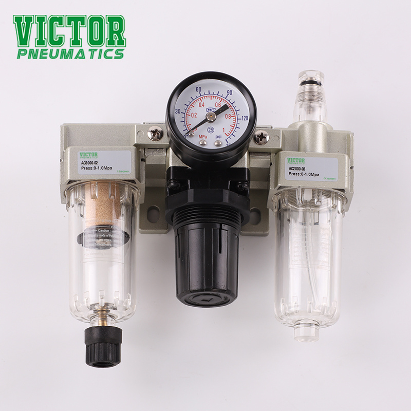 Regulador de Pressão de Ar Airtac 1/2 Polegada Regulador de Filtro