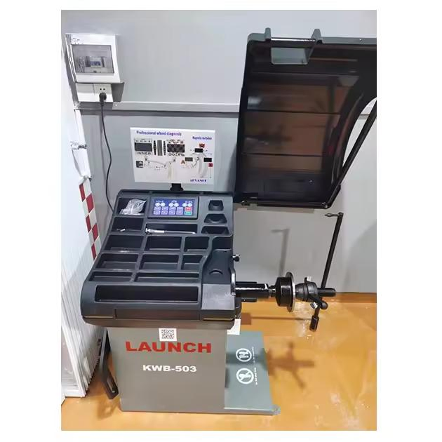 Lançar Kwb503 Balanceador de Rodas com Tela Sensível ao Toque Máquina de Balanceamento de Pneus de Carro Kwb-503