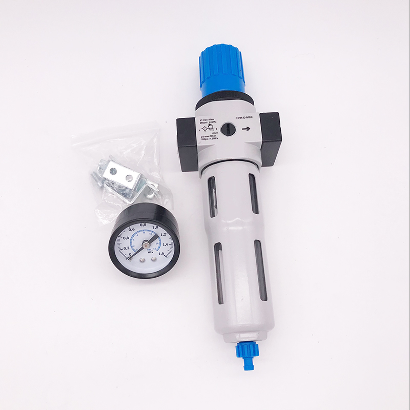 Filtro de Ar Pneumático Regulador de Pressão Tipo MIDI com Manômetro G1/8 G1/2 G1/4 G3/4 G3/8 G1