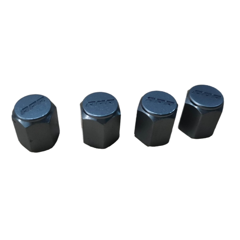 Tampas de Válvula Personalizadas de Alta Qualidade Usinadas em CNC em Cores Anodizadas Vibrantes