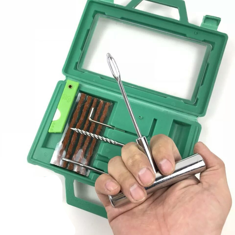 Kit de Reparação de Pneus com Plugues para Carro Caminhão Motocicleta Automotivo Off-Road