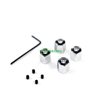 4PCS/Set Car Tire Valve Caps Aluminum Stem Cap