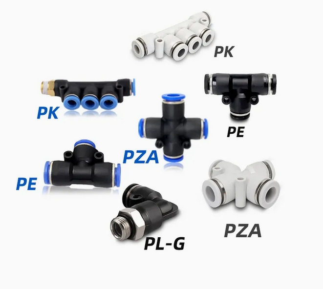 Peças Pneumáticas Conexão Pneumática Mangueira de Ar Conectores Rápidos Pneumáticos Peças de Conexão de Mangueira Ast Conectar Conexões Pneumáticas Pmf Conectar Pneumática