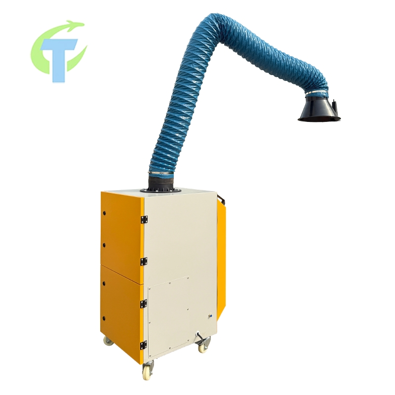 Purificador de Fumaça de Soldagem Industrial Extrator Móvel de Fumaça de Soldagem para Oficina de Metal