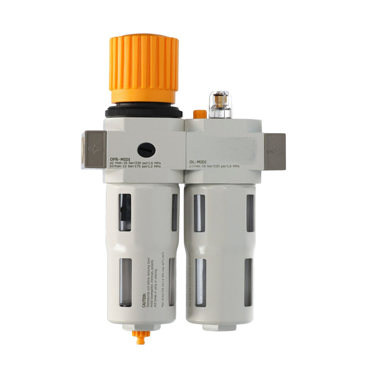 Componentes Pneumáticos Cilindro Solenoide Dois Elementos Válvula de Controle de Ar Filtro Regulador de Pressão Tubo Geral