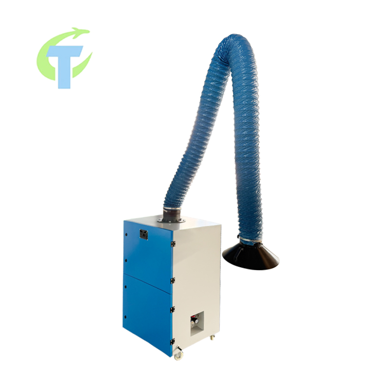 Extrator Portátil Industrial de Fumaça para Estação de Soldagem Extrator de Fumaça para Laser