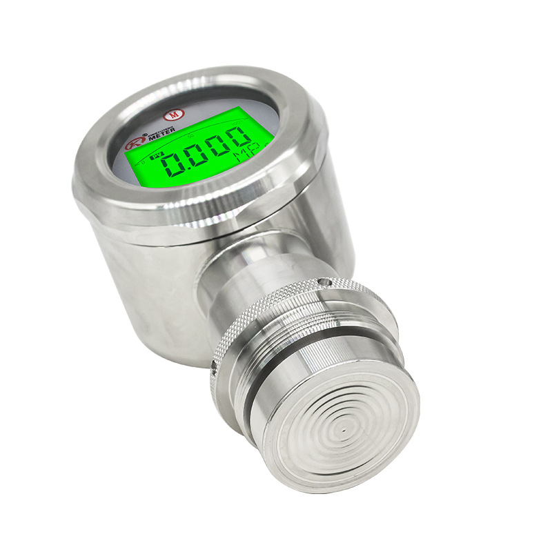 Medidor de Pressão Digital Flush com Tri-Clamp para Indústria Alimentícia e Farmacêutica com Display LCD de Leite e Cerveja