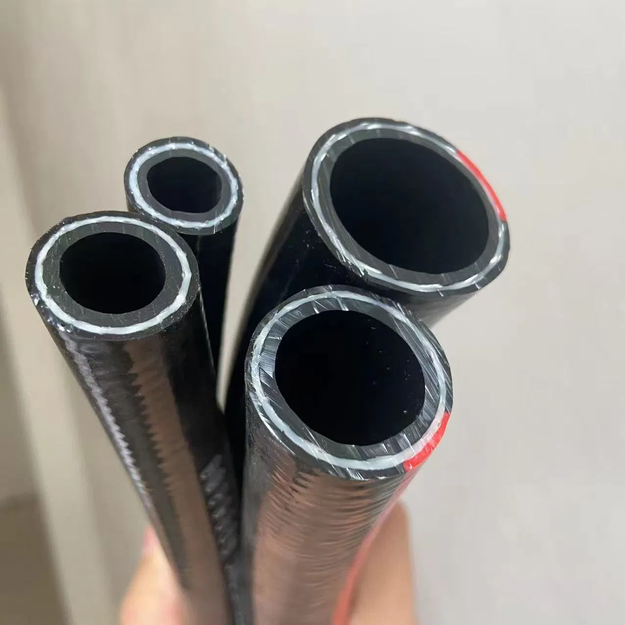 Mangueira de Ar Híbrida de PVC e Borracha Preta de Alta Pressão 3/8 1/2 3/4 1 Polegada 20bar 40bar para Bomba de Água, Combustível e Óleo Compressor
