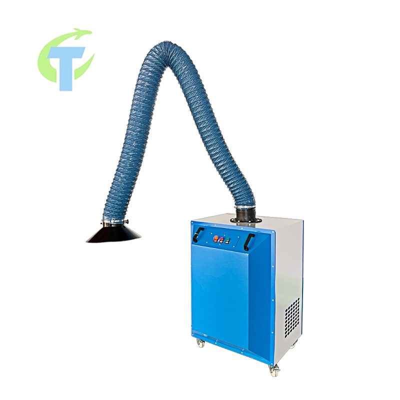 Extrator Portátil Industrial de Fumaça para Estação de Soldagem Extrator de Fumaça para Laser