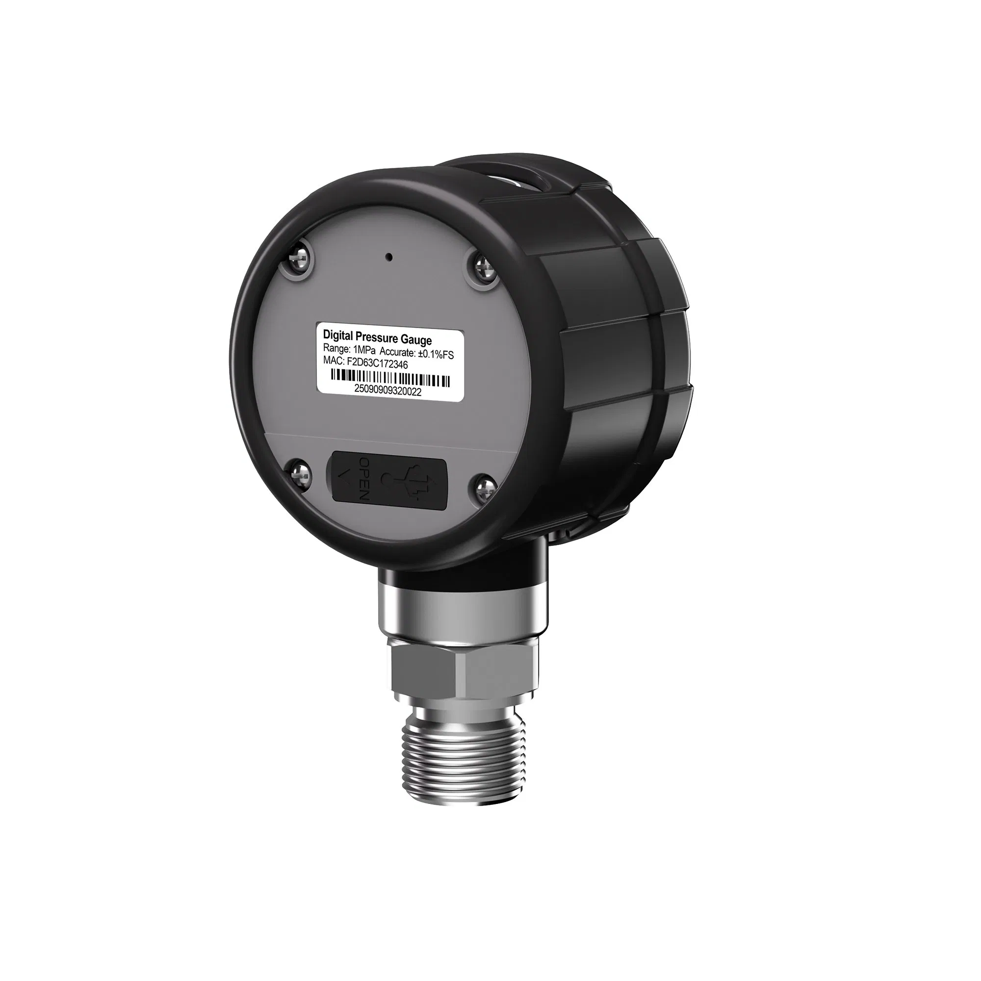 Manômetro Digital de Pressão com Registro de Dados de Grande Armazenamento IP67 5-Digit Tela LCD 1m Alta Precisão Recarregável MD-S261 com Certificação ATEX