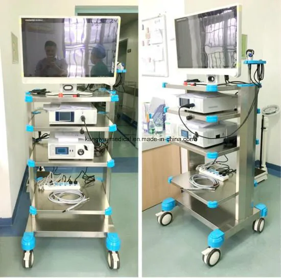Medical Utrasound/Endoscope/Endoscopy Trolley Carts Workstation Hopsital Furniture