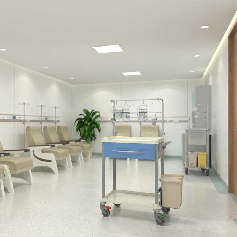 Medical Patient Medication Infusion Injection Trolley Drug Dispensing Hospital Cart