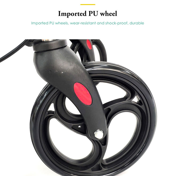 New Four Wheels En ISO Certified Outdoor for Seniors Rollator Walker Bme881