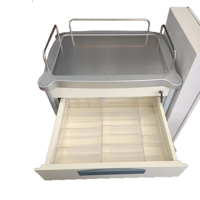 Medical Instrument Cart Hospital Endoscopy Trolley for Patient Cure