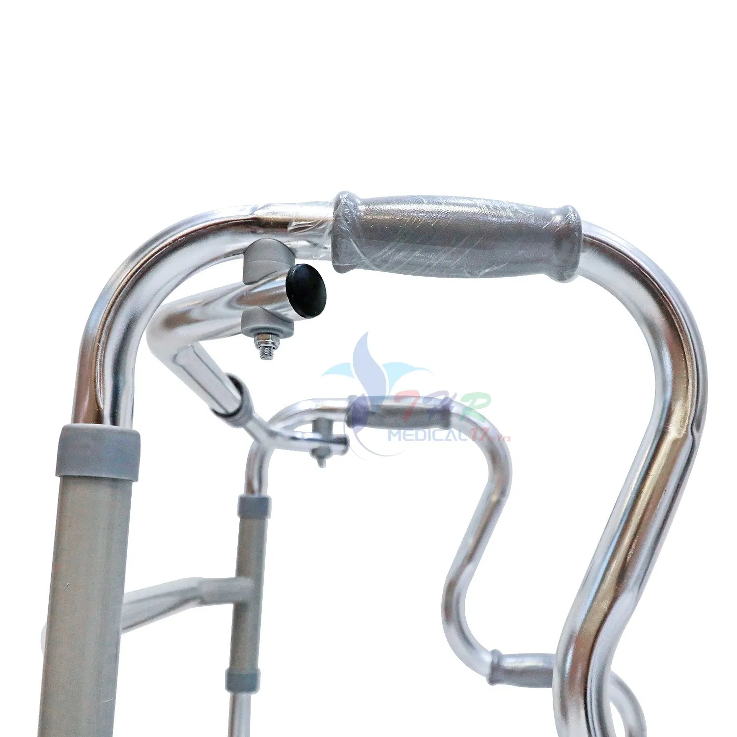 Lightweight Rollator Walker Disabled Folding Mobility Frame Walker Walking Aids for Adults