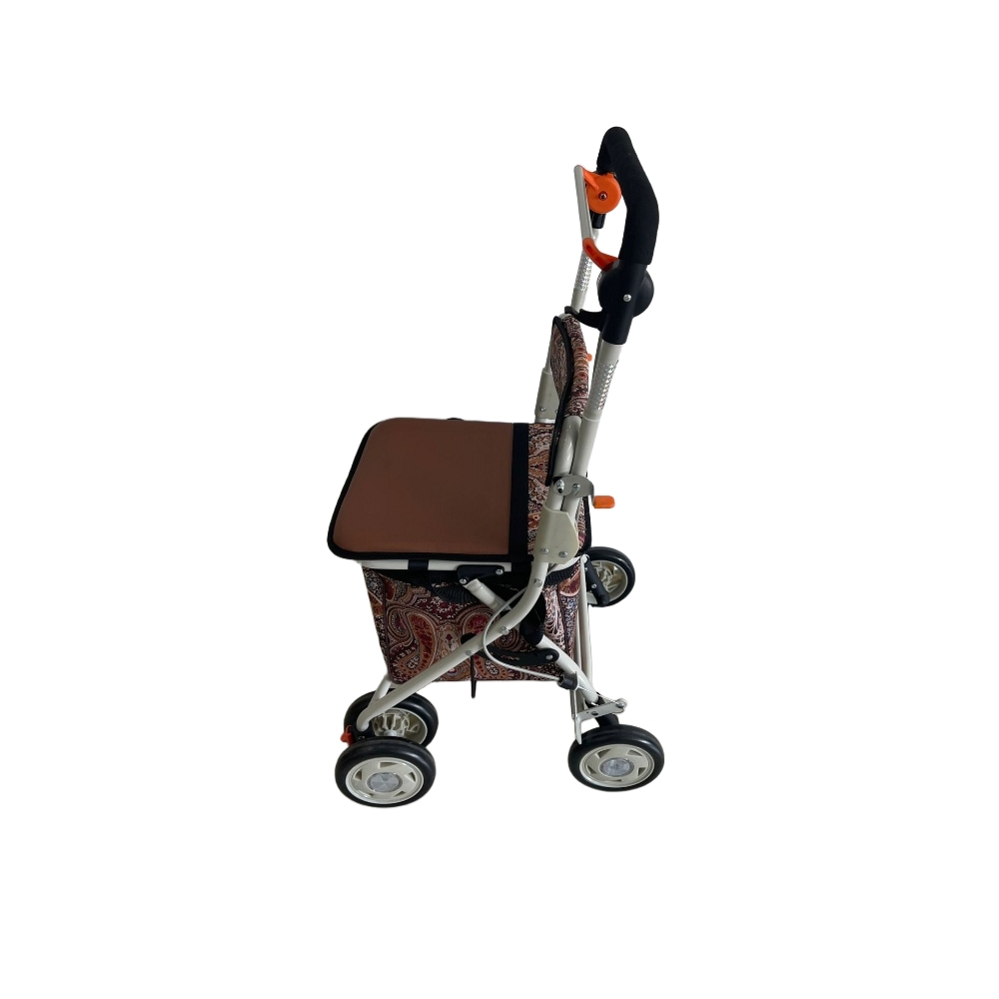 Aluminum Light Weight Upright Walker Rollator With Seat For Adult