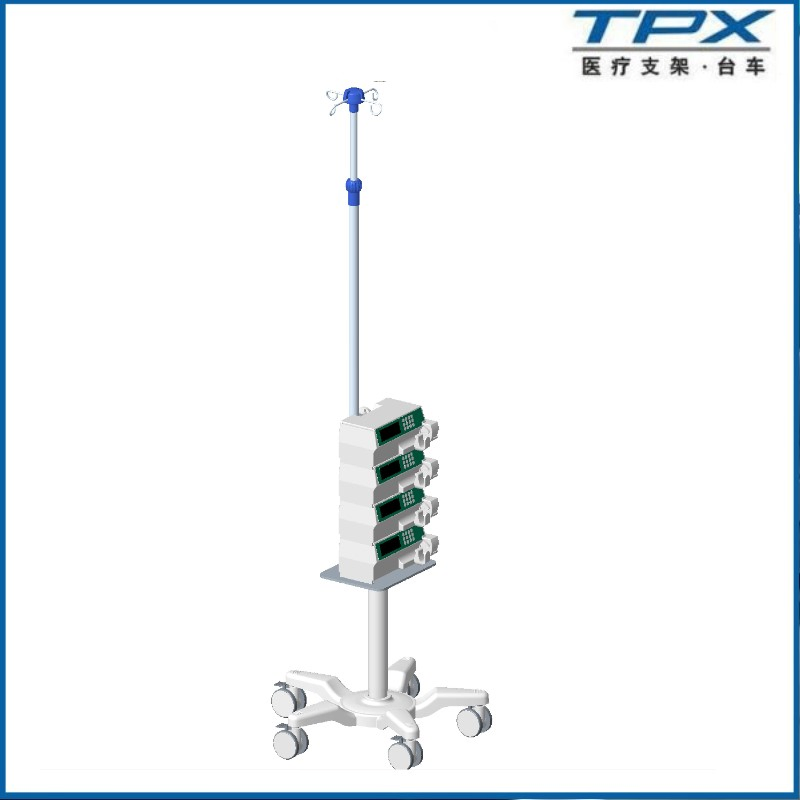 Hospital Medical Patient Monitor Cart for Respiratory Ventilator Machine/Infusion Pump