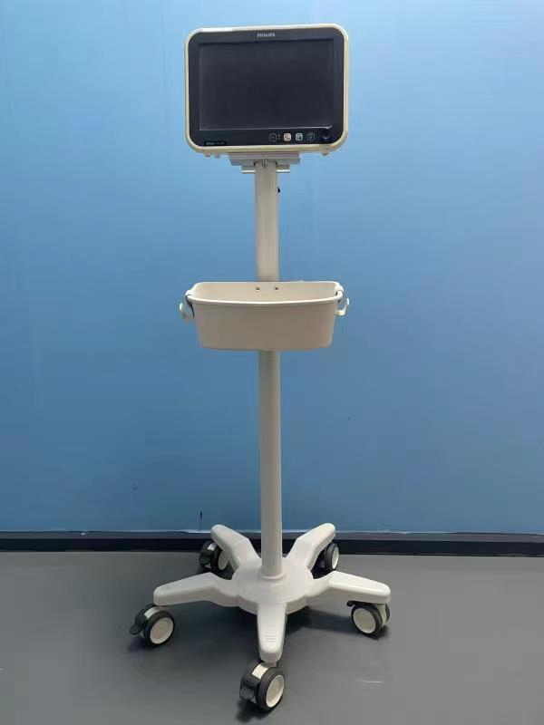 Patient Vital Sign Monitor Medical Cart Roll Stand Trolley for Efficia Mx Series